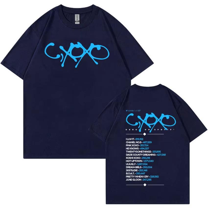 Camila Cabello C XOXO 2026 Tour T Shirt Unisex Women Fashion Cotton Short Sleeve TShirts Casual Retro Oversized Tshirt Streetwear