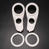 AEA7-For 2/3.5/3.8 /4 Inch Speakers Car Audio Speaker A-Pillar Modified Three-Way Tweeter Bracket Plastic Washer Gasket