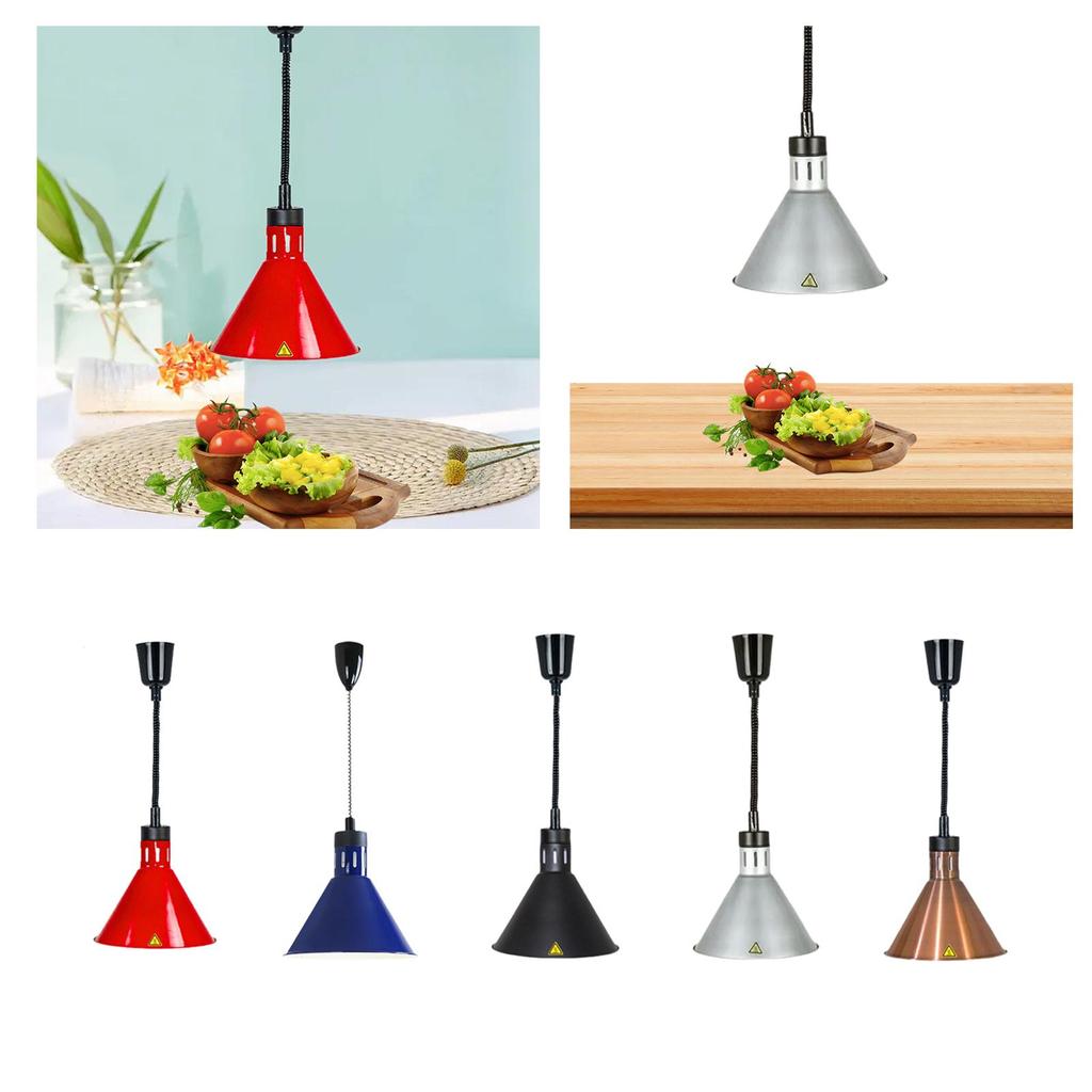 Подвесная выдвижная лампа для подогрева пищи E27 Лампа для подогрева пищи для шведского стола Жареная еда Buffetfried Chicken Restaurant Hot Food