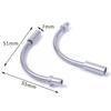 Aluminum Bicycle V Brake Noodles Bend Tube Cable Guide Rubber Head Hose Brake Bicycle Parts Bicycle Accessories