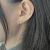 Youngglow 14k CH хром кубический пирсинг