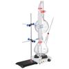 Essential Oil Distillation Kit, 2000ml Distillation Apparatus, 3.3 Boro Lab Glassware Distillation Kit with 1000W Heating Plate and 24, 40 Joint, 28
