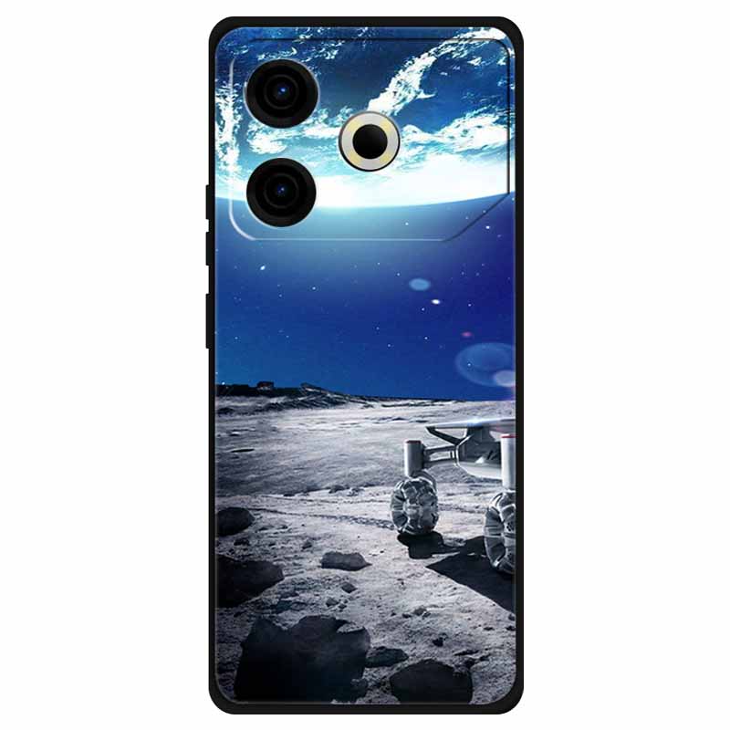 Чехол для Tecno Pova 6 Neo Силиконовый Мягкий Цветок Космос Модный Чехол Для Tecno Phantom X2 Pro Чехлы Пейзажная Краска Чехлы Милые