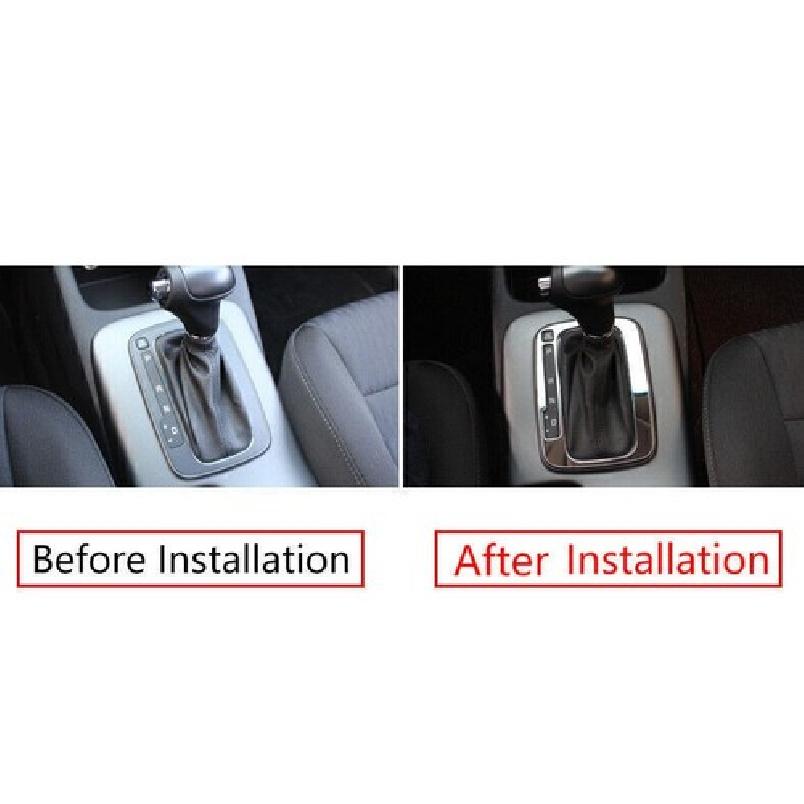 Для Kia Forte K3 14-15-16 Хромированная сталь Центральная консоль Рамка рычага переключения передач Отделка 1 шт.