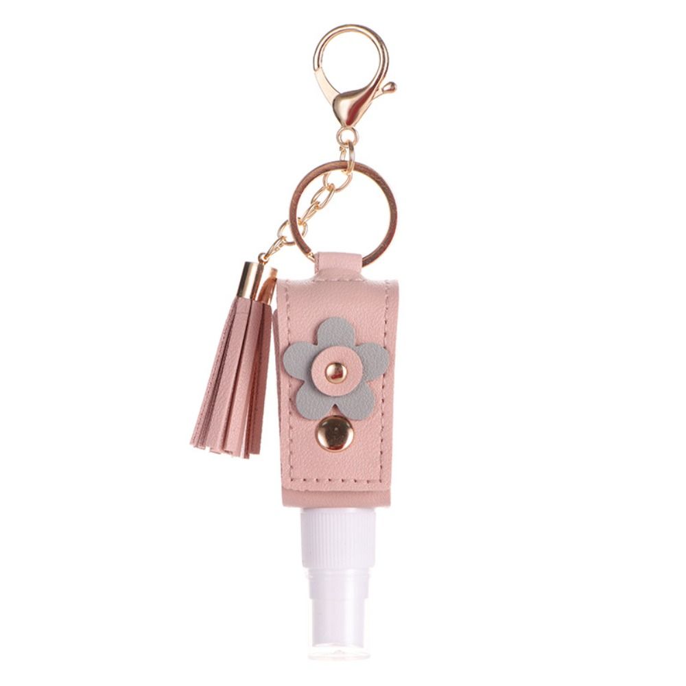 30 ML Refillable Bottle Spray Bottle Atomizer Cosmetic Container with Keychain Holder with Bottle Cover Hand Sanitizer Bottle