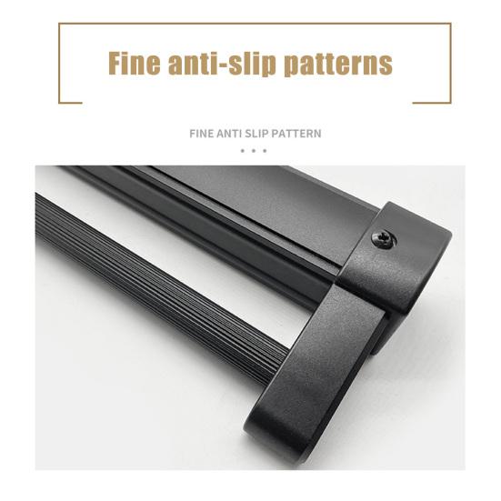 Pull-Out Pants Rack Heavy Duty Aluminum Alloy Space Saving Retractable