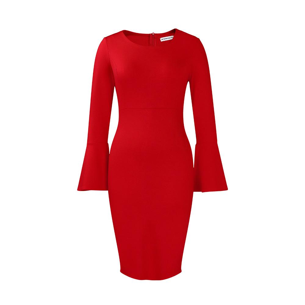 Женское осеннее новое модное элегантное платье с сумкой и ягодицами