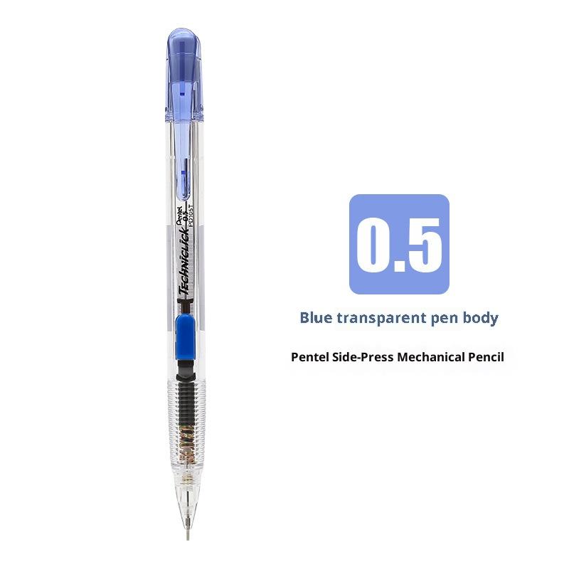 Механический карандаш Pentel Techniclick с боковым нажимом PD105/107 0,5/0,7 мм Быстрая подача стержня Энергосберегающие принадлежности для детей и студентов