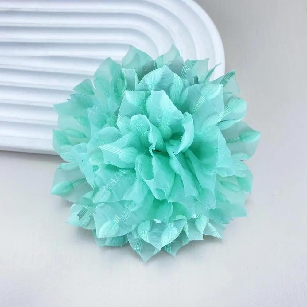 New French Lace Polka Dot Floral Brooch Women Fashion Floral Brooch Cloth Art Handmade Exquisite Accessories Dress Suit Corsage