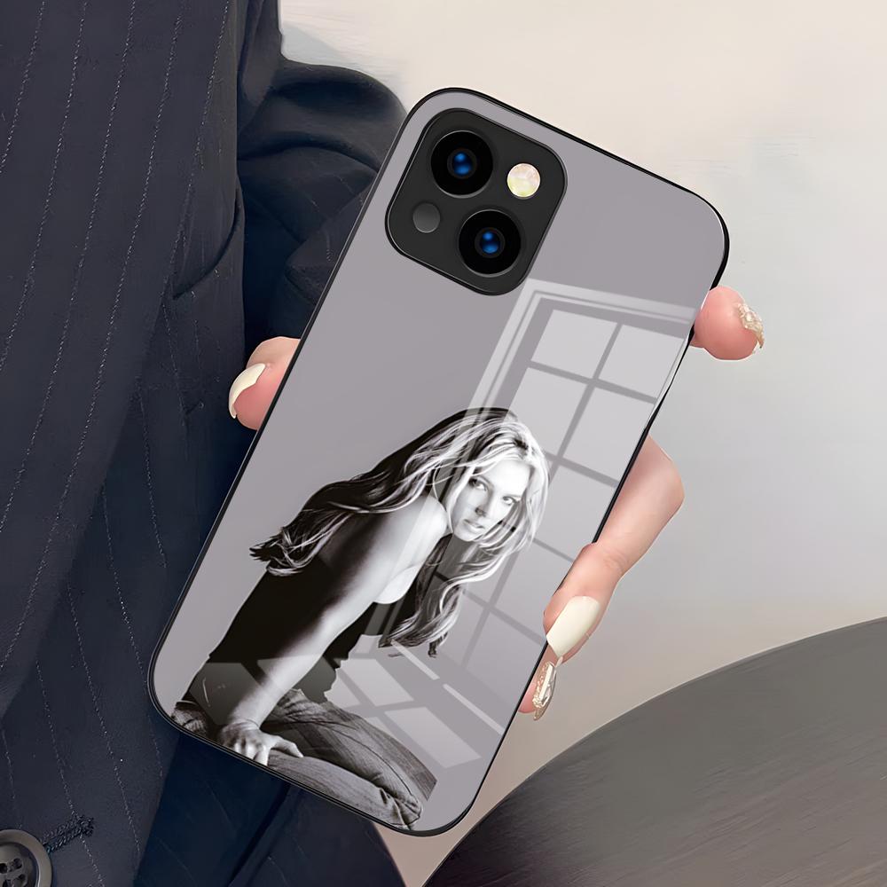 Чехол для телефона певицы Бритни Спирс Для IPhone 17 Pro Max 15 Pro 16 14 Plus 12 13 Mini 11 Pro Ударопрочный Стеклянный Чехол