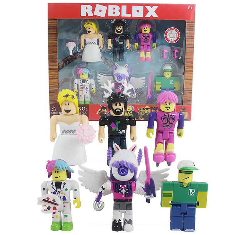 Игровые фигурки Roblox 2,5–3 дюйма, куклы из виртуального мира, разные стили с оружием, коллекционные игрушки для детей от 6 лет