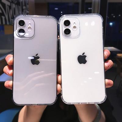 Прозрачный силиконовый чехол ярких цветов для iPhone 15 14 13 12 11 Pro Max 7 8 Plus X XR XS Max SE 2020, модный защитный чехол для камеры
