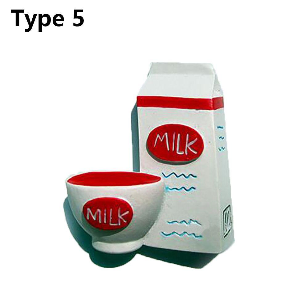 Tools Refrigerator Ornament Bread Egg Milk Fridge Magnet Magnetic Stickers Cartoon Food Shape