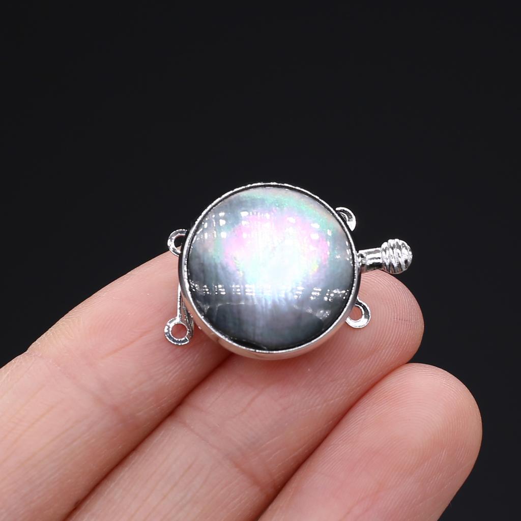 Ожерелье с подвеской в ​​виде ракушки из натурального морского ушка, ювелирные изделия с пряжкой, колье-колье круглой формы, модные элегантные идеи подарков, ювелирные изделия