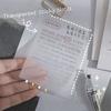 Канцелярская наклейка Прозрачные стикеры для заметок Ежедневник Список дел Стикер для планировщика PET Блокнот для заметок