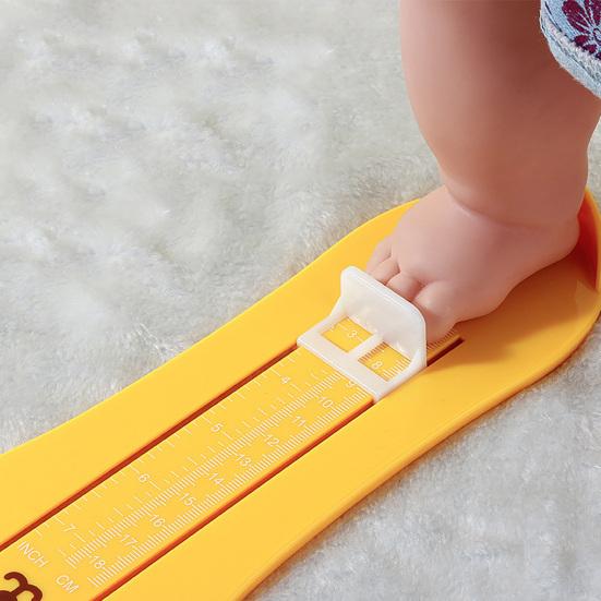Измерительный прибор для ног с изображением медведя для младенцев, детей и взрослых, измеритель длины стопы, линейка для измерения обуви, домашний измеритель стопы, точная таблица измерений
