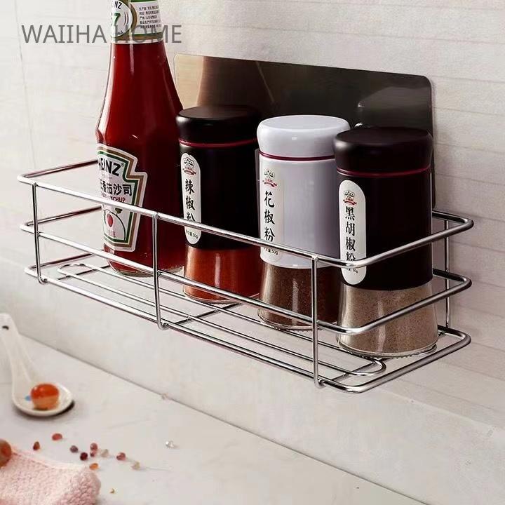 Caddy ,Rustproof Adhesive Shower Organizer No Drilling Shelves For Bathroom Storage Home Decor 20/30/40Cm Shower