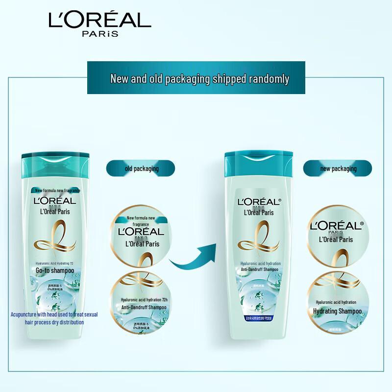 Шампунь против перхоти L'Oréal с гиалуроновой кислотой