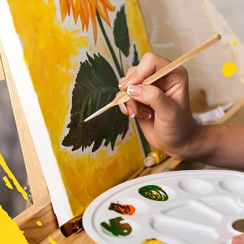 Набор детализированных кистей | 11 шт. | Кисти с тонким кончиком | для микроживописи, акрила, акварели, масляной живописи, моделей, поделок, рисования линий