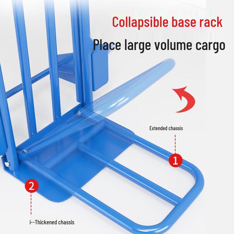 Erbeli Heavy-Duty 2-Wheel Hand Truck with 14-inch Pneumatic Tires CN plug (adapter included)