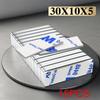 30x10x5 мм Супермощный Блок Неодимовый Магнит С двусторонним клеем Магнит N35 Сильный Постоянный Магнитный imanes