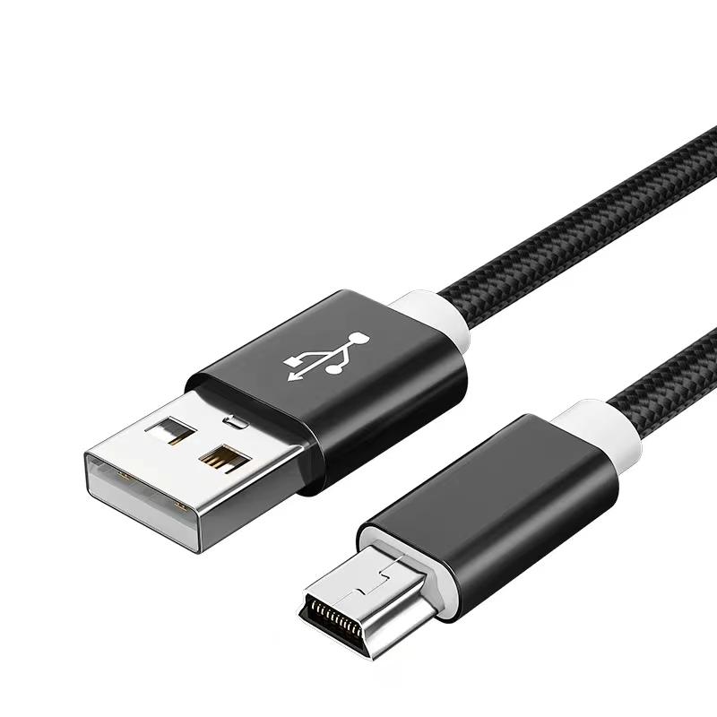 Кабель Mini USB USB A на Mini USB для быстрой передачи данных, зарядный кабель для MP3 MP4-плеера, автомобильного видеорегистратора, GPS, цифровой камеры, HDD-шнура