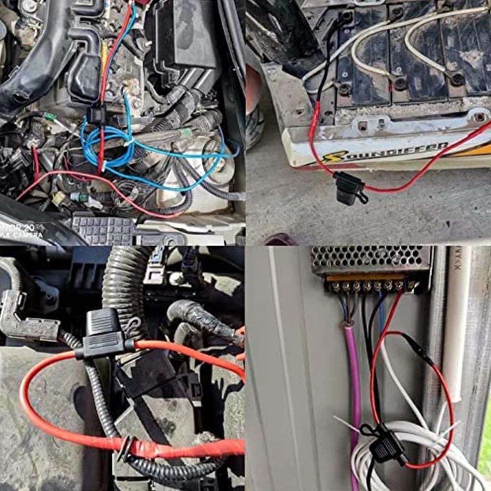 KEBIDU Автомобильное USB-зарядное устройство Розетка Кабель 60 см Жгут проводов Разъем Шнур 18AWG С предохранителем 10А для Автомобиля Морского транспорта Мотоцикла Квадроцикла Дома на колесах Переоборудования