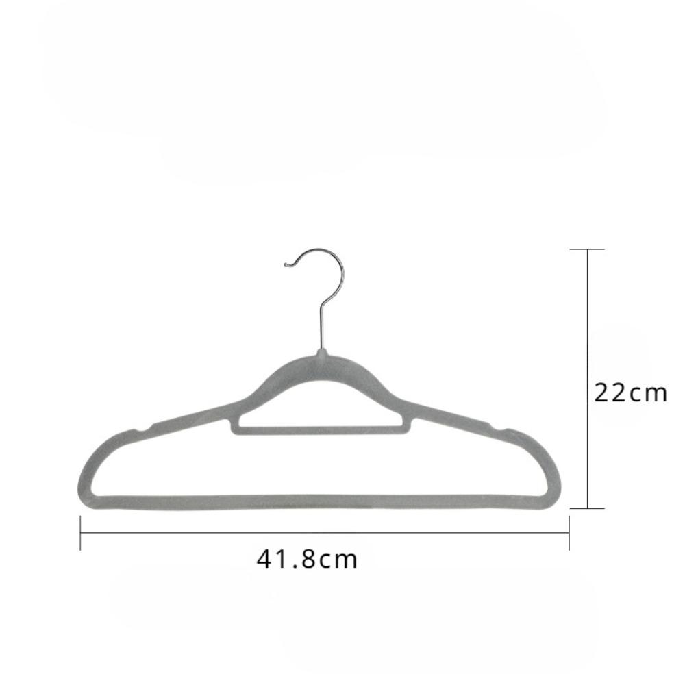 Clothes Hanger, Velvet Clothes Hanger, Non-marking and Non-slip Household Thickened Clothes Hanger, Organizer Storage Clothes Hanger 10 Pack