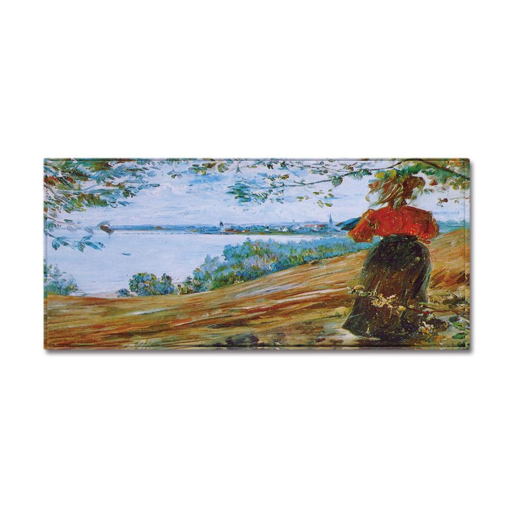Landscape Toilet Absorbent Door Mat Bathroom Non-Slip Mat Bedroom Living Room Floor Mat Carpet