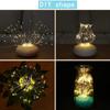 LED Fairy Lights Hanging Starburst Lamp DIY Firework String Christmas Garland Festival Decor Remote Twinkle