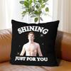 Pc Edward Cullen Shine Only For You Textured Pillow Cover Retro Cushion Case for Traditional Transitional Home Decor