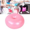 50cm PVC Pink Doughnut Shape Thicken Anti Explosion Inflatable Seating Exercise Yoga Ball