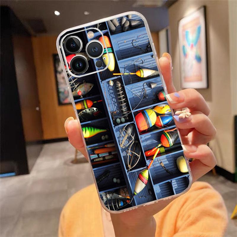 Phone Case For iphone 17ProMax Air 16 15 14 13 Pro Max 15 16 Pro 15Plus Bass Fishing Fisherman Hunting Man