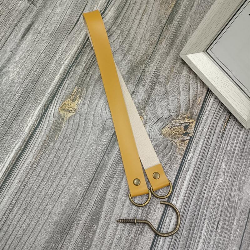 2 Pcs Leather Curtain Tiebacks Leather Curtain Buckle Creativity Curtain Holdbacks European Classic Retro Curtain Ties