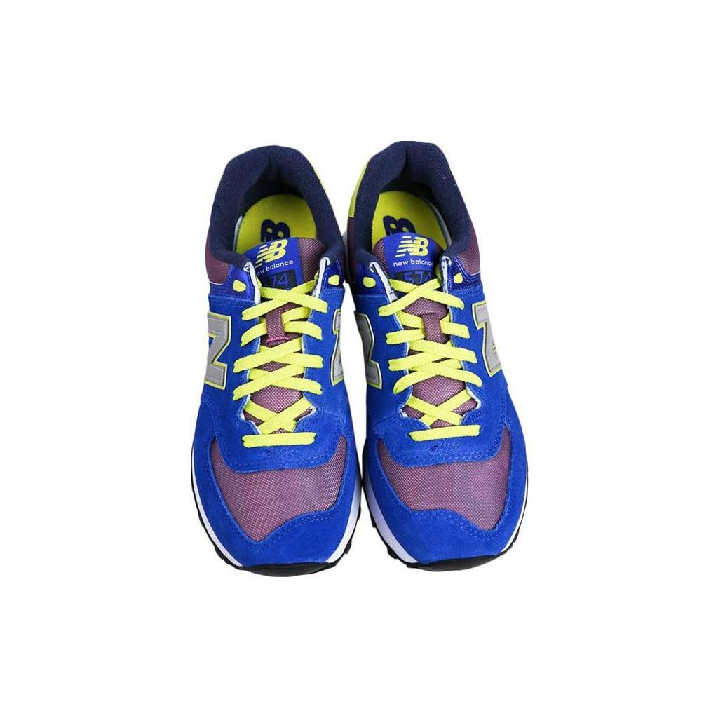 New Balance 574 Comfortable Versatile Durable Low Top Casual Running Shoes Women Sneaker Blue WL574TPC