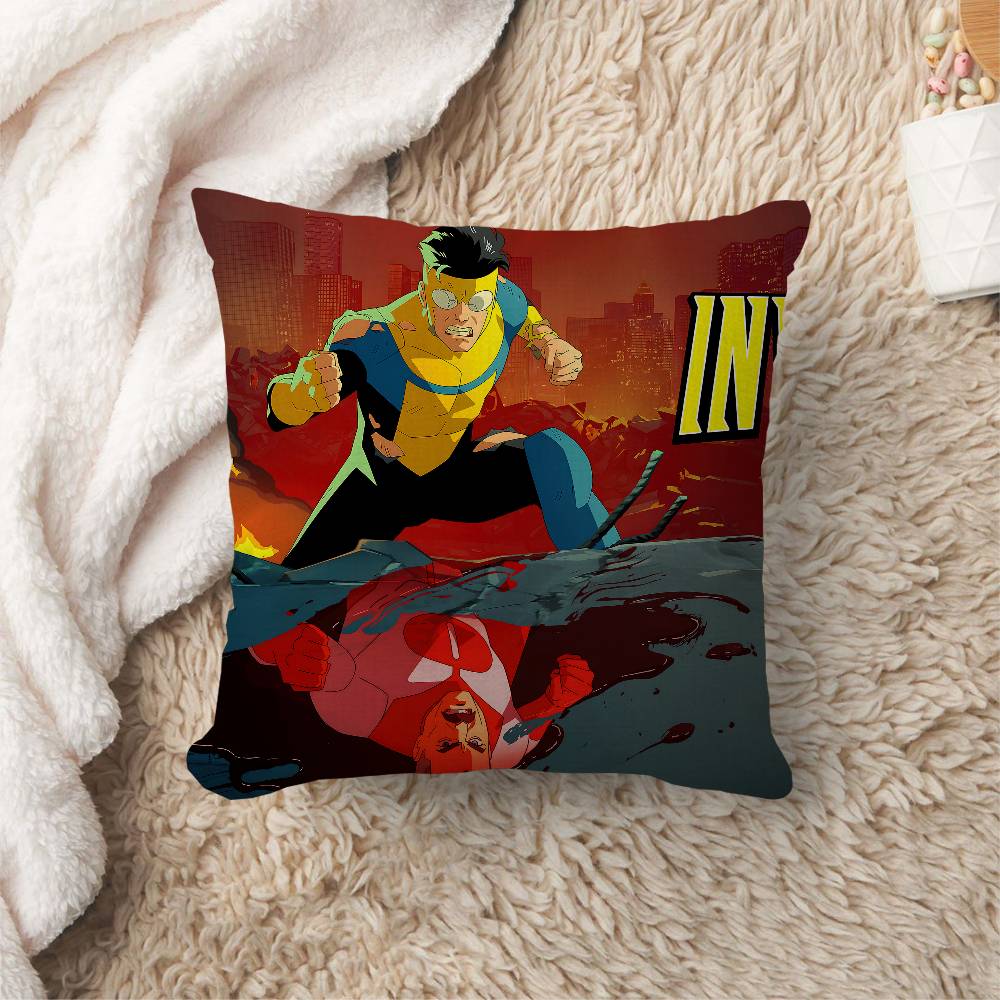Animation I-Invincibles Lucky Dragon Pillow Cover Sofa Cushion Cover Home Room Decoration Children Gift