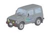 Aoshima Bunka Kyozai Scale Rakupla Snap Kit Suzuki JA11 Jimny Charcoal Gray Metallic Plastic Model Kit (AOSHIMA) 1/32 No. 18-CG Pre-Colored