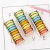 15pcs Creative Macaron Erasers Primary School Supplies 3 Sets Colorful Cute Stationery Festival Prize Gifts