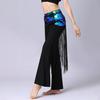 Women Waist Chain Retro Tassel Shiny Sequins Decor Metal Belly Dance Sexy Body Chain Skirt Accessory