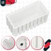 Balcony Flowerpot Box for Railing Terrace Rustic White 40cm 6 PCS