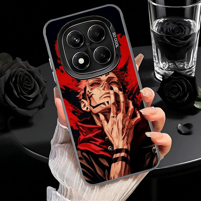 Аниме Итадори Юдзи JUJUSU Мягкий чехол для телефона для Xiaomi Redmi Note 13 14 15 Pro Plus 12S 12 11S 11 11T 10S 10 Ударопрочная задняя крышка