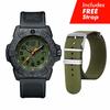 Luminox - Navy Seal XS.3517.NQ. Set - Men's 45mm Watch - Military Dive Watch In Black/Green with Date Function - Water Resistant To 200m - Swiss Made,
