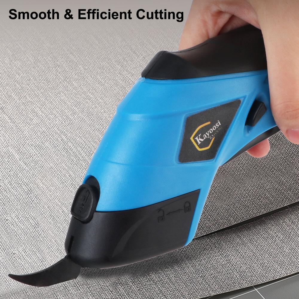 10000r/min For Home Crafts Tailor Portable Wireless Tungsten Steel Blade Electric Scissors Fabric Sewing Cut Shear Universal