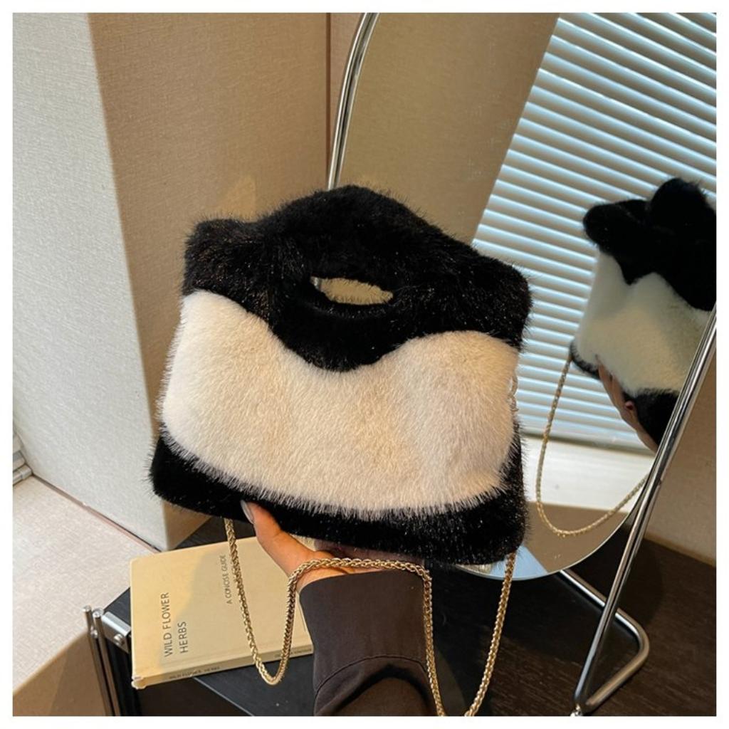 Handbag Women Plush Chain Shoulder Casual Daily