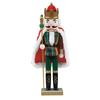 38 см Щелкунчик Рождественский декор Деревянные украшения Фигурки Щелкунчика Рождественские праздничные коллекционные фигурки для дома