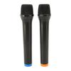 2pcs Wireless Microphone USB Dynamic Cordless Microphone Portable Handheld Microphone for Karaoke Singing Presentation