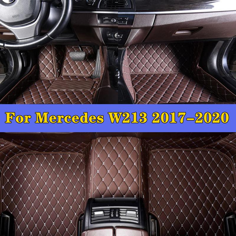 Автомобильные подушечки для ног для Mercedes W213 2017-аксессуары для салона автомобиля Защитная накладка на заказ автомобильные коврики автомобильный ковер