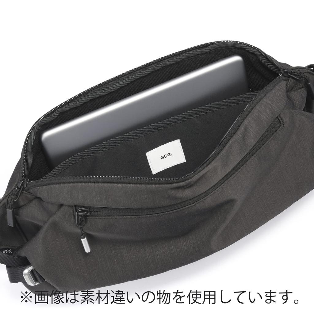 Сумка-слинг Ace Gene с расширением, совместимая с B5, вмещает 10,1-дюймовые планшеты, "CROSSLING-VCrossling Антивирусный тип," Водоотталкивающая синтетическая кожа, №.