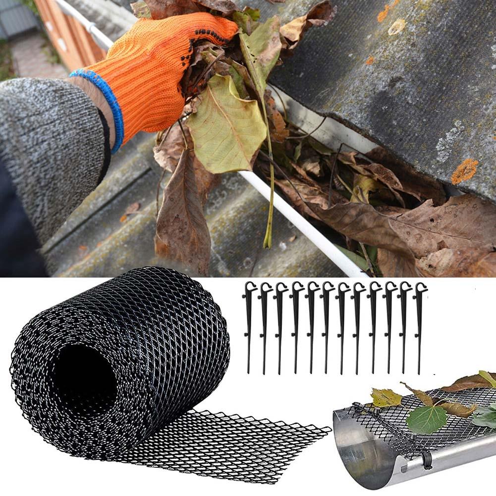15 см X 6 м сетка для защиты водостока от листьев сетка для водосточных карнизов