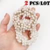 Резинка для волос, с имитацией жемчуга. В наборе 2шт